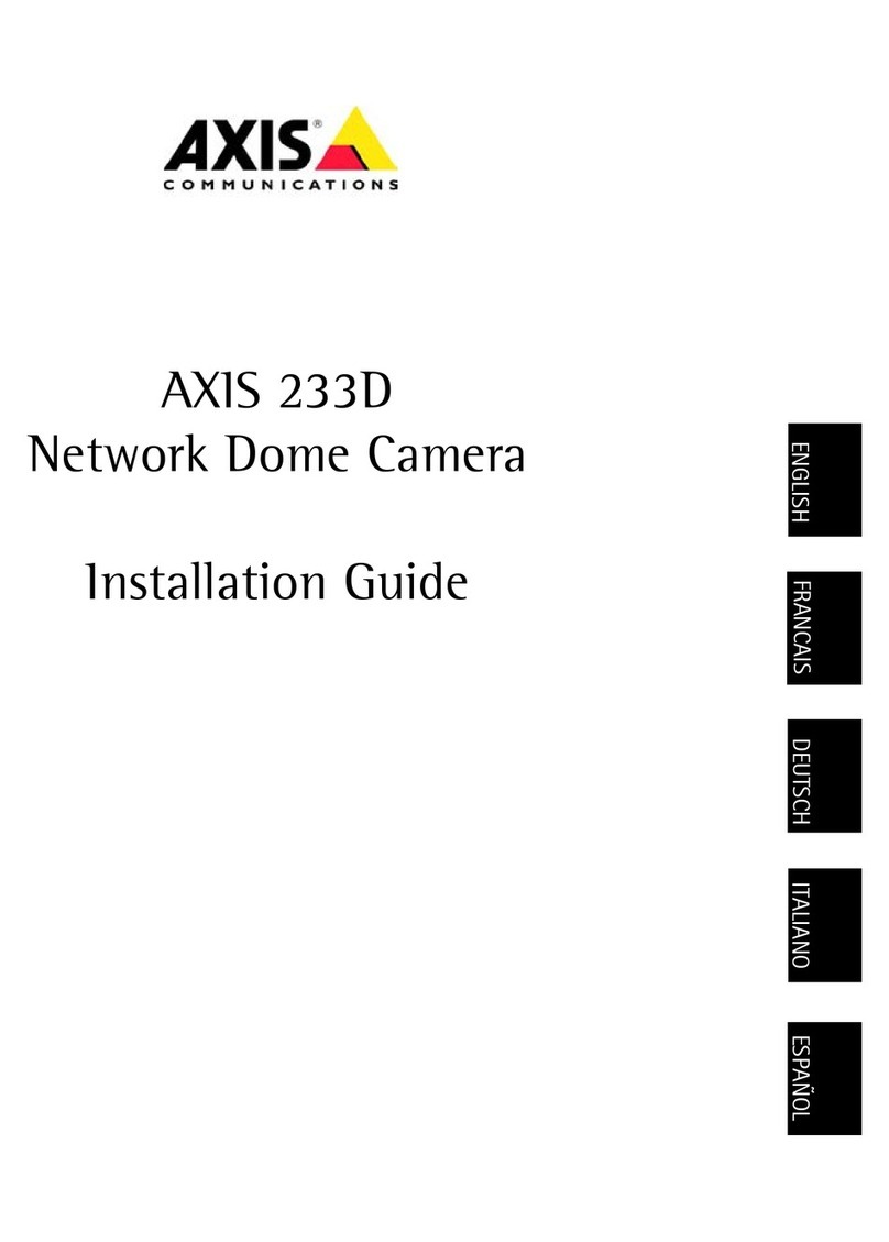 Axis 233D installation guide Axis 233D installation guide