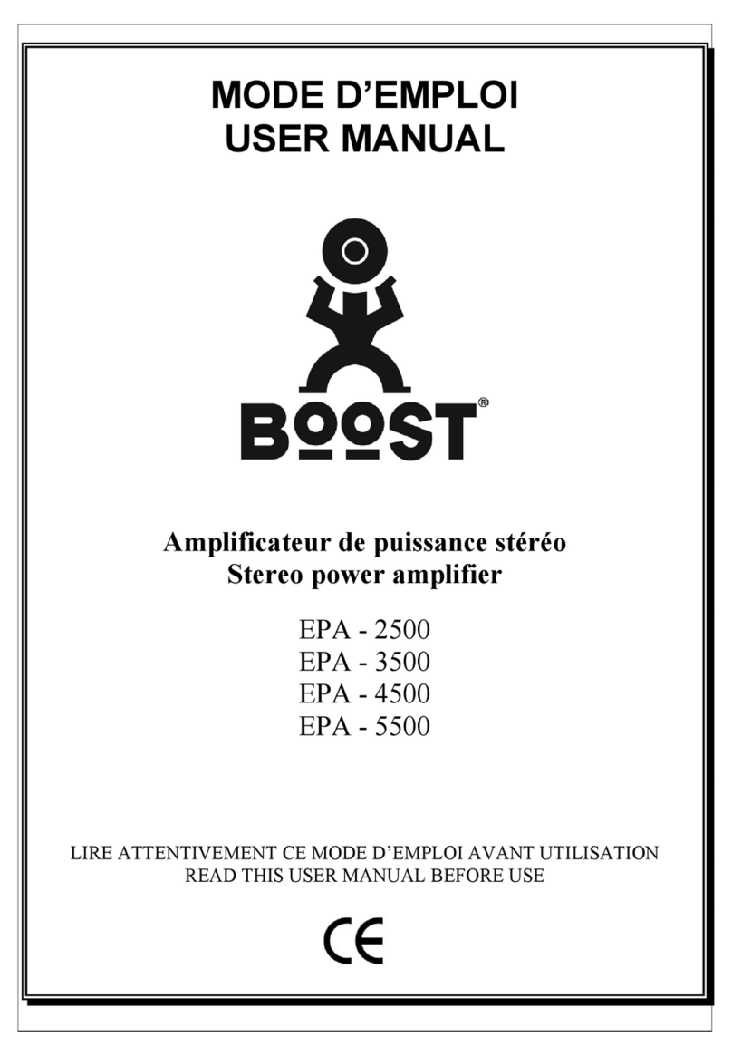 Boost EPA-2500 User manual