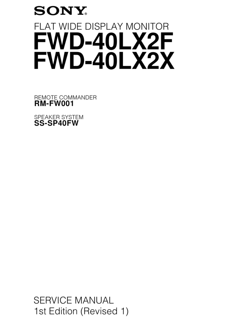 Sony FWD-40LX2F Operating Instructions (Base... User manual