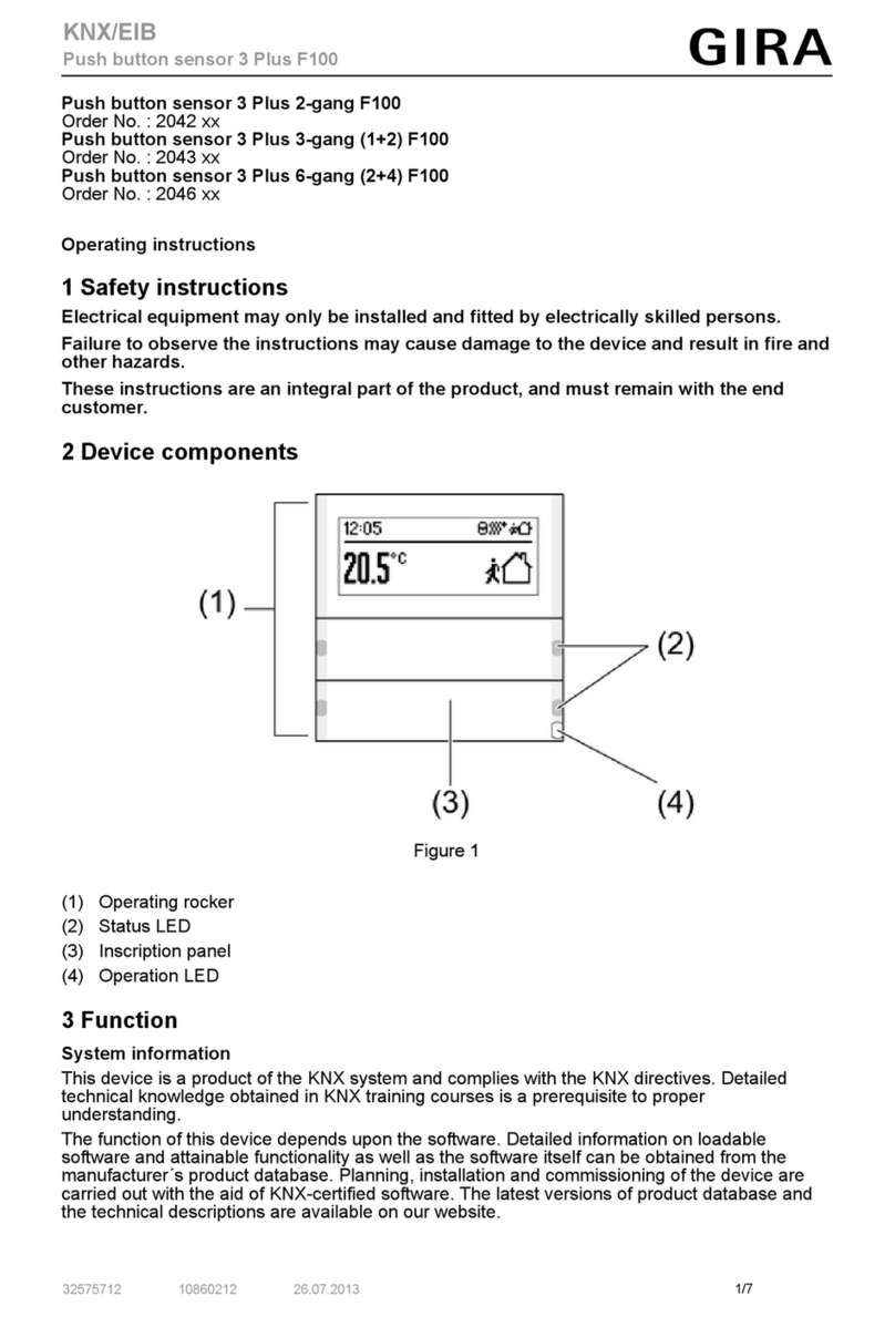 Gira KNX/EIB User manual