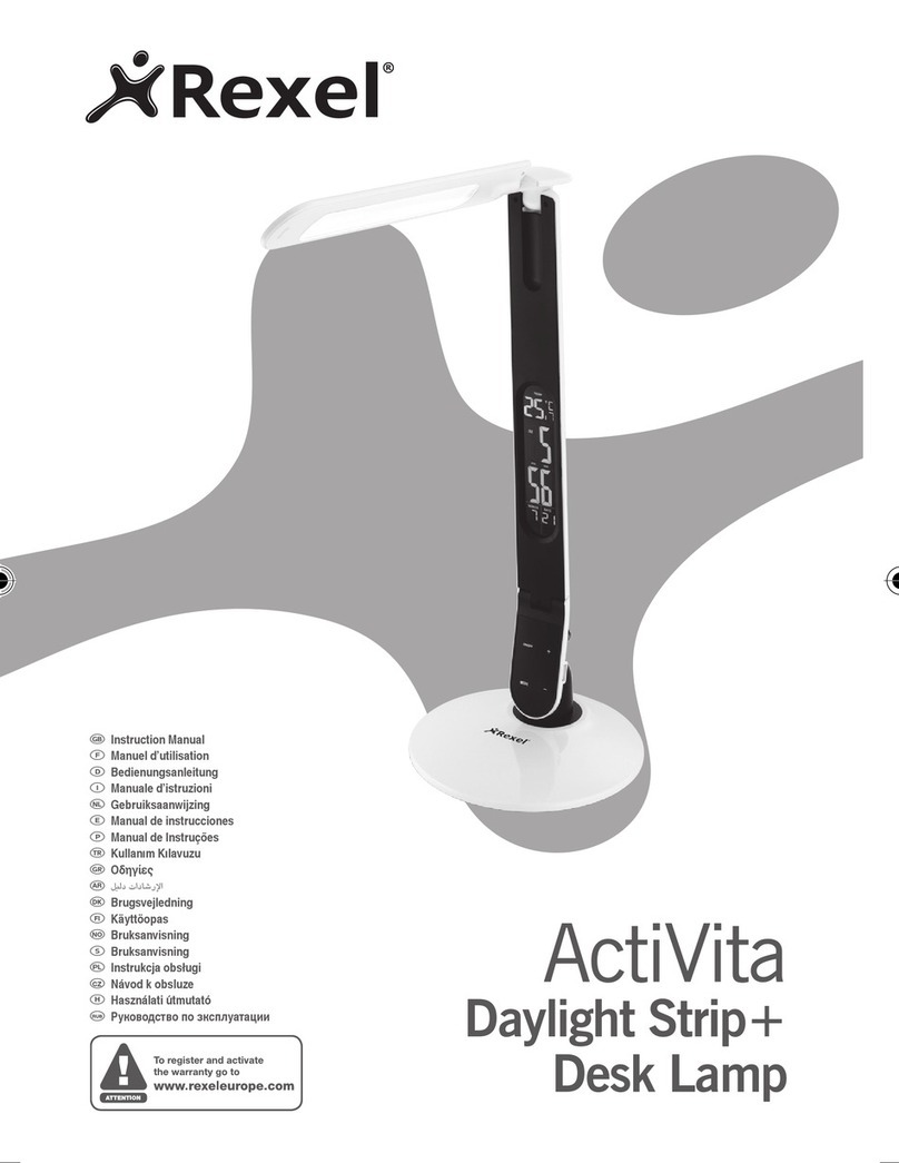 Rexel ActiVita Daylight Strip+ User manual