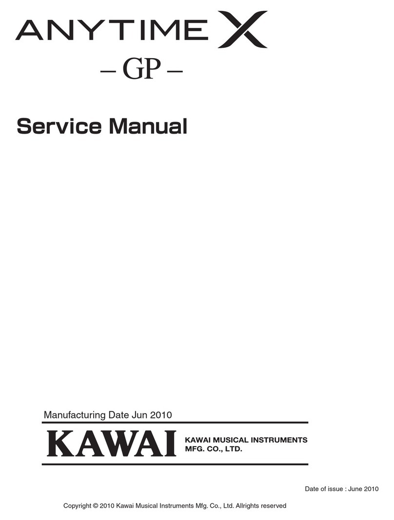 Kawai AnyTime X GP Service manual