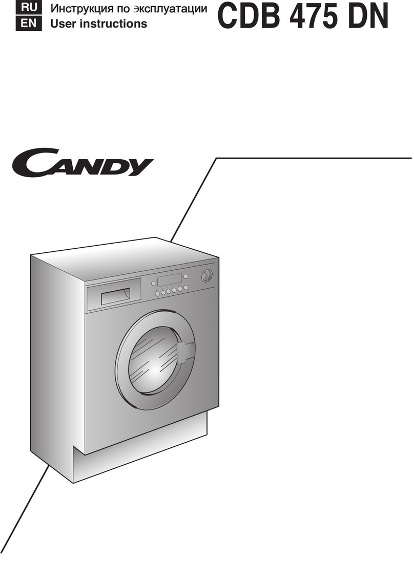 Candy CDB 475 DN User manual Candy CDB 475 DN User manual