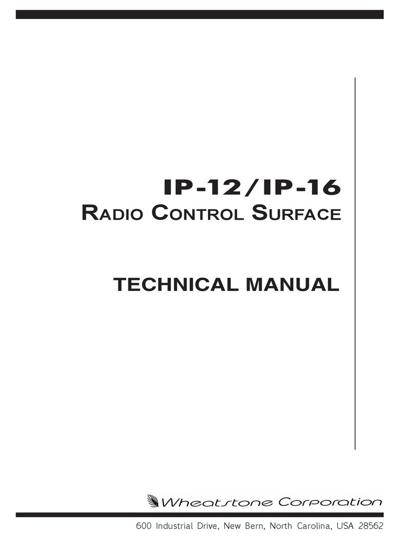 Wheatstone IP-12 Technical manual Wheatstone IP-12 Technical manual