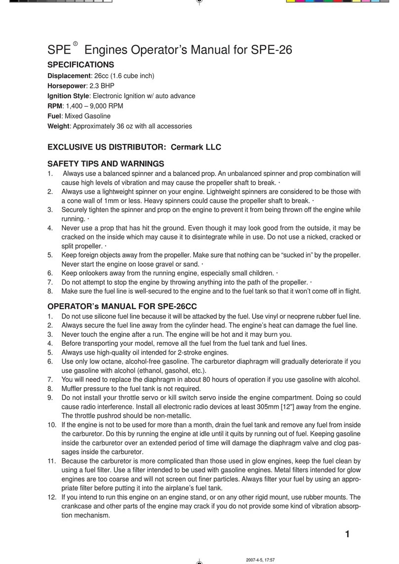 SPE SPE-26 Operator's manual