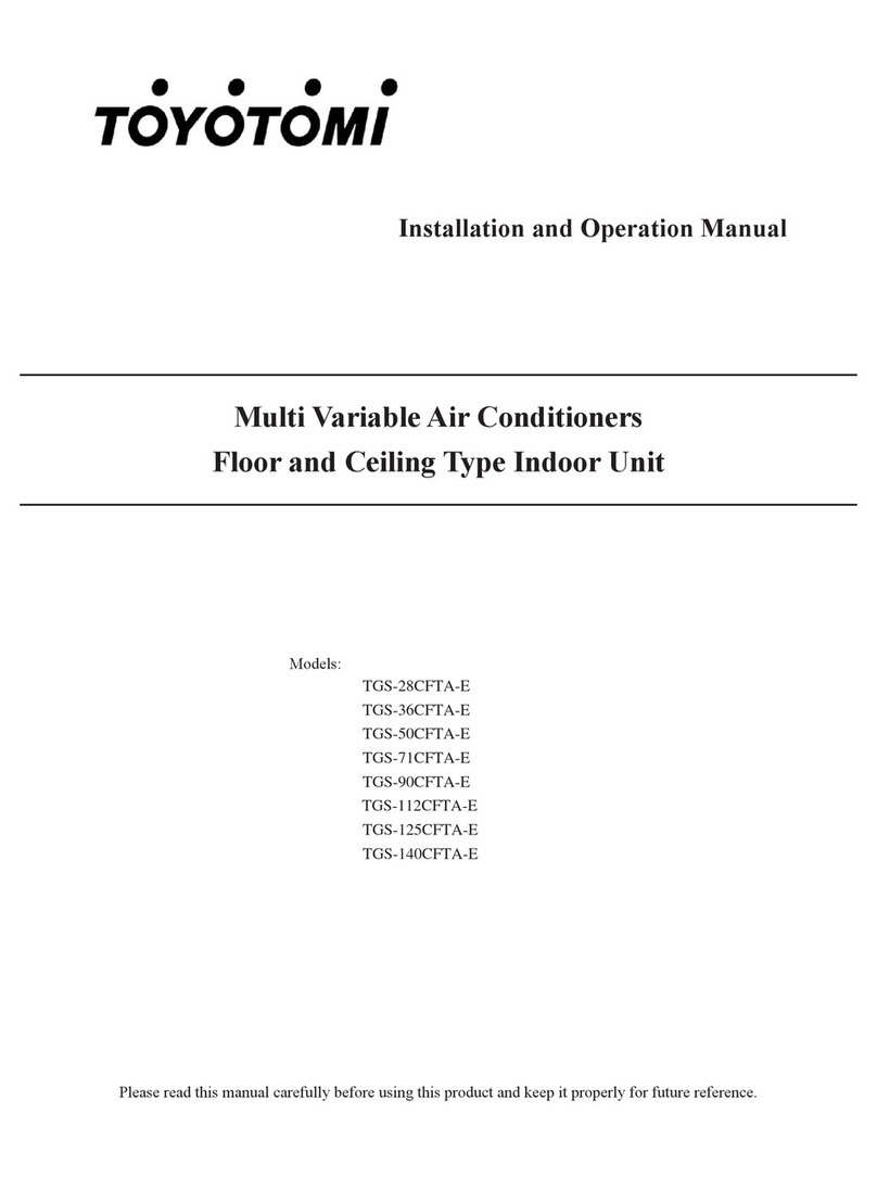 Toyotomi TGS-28CFTA-E User manual Toyotomi TGS-28CFTA-E User manual