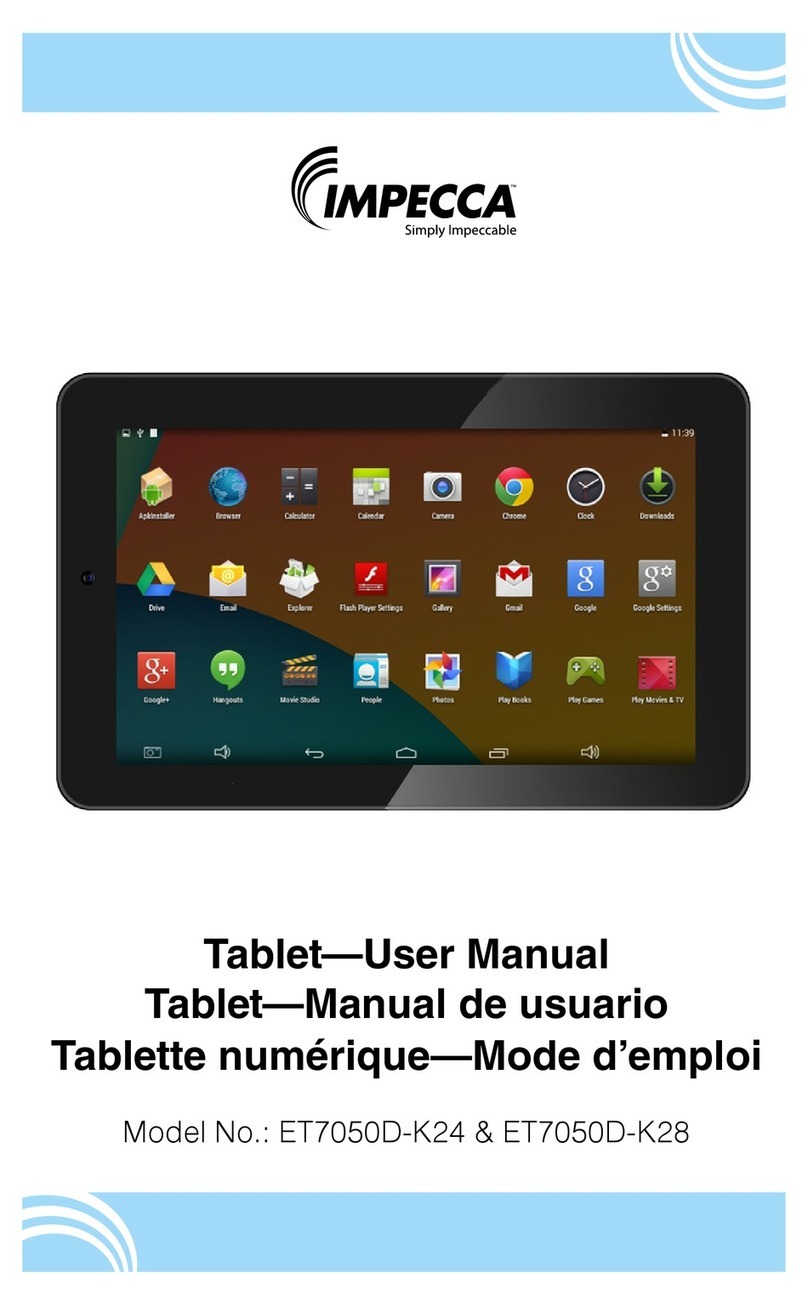 Impecca ET7050D-K24 User manual