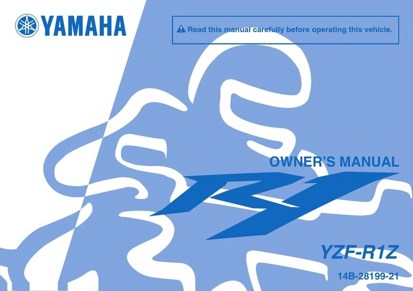 Yamaha 2009 YZF-R1Z User manual