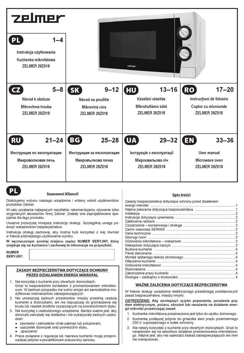 Zelmer 29Z018 User manual