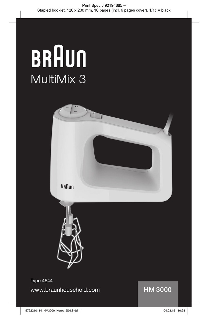 Braun MultiMix 3 manual