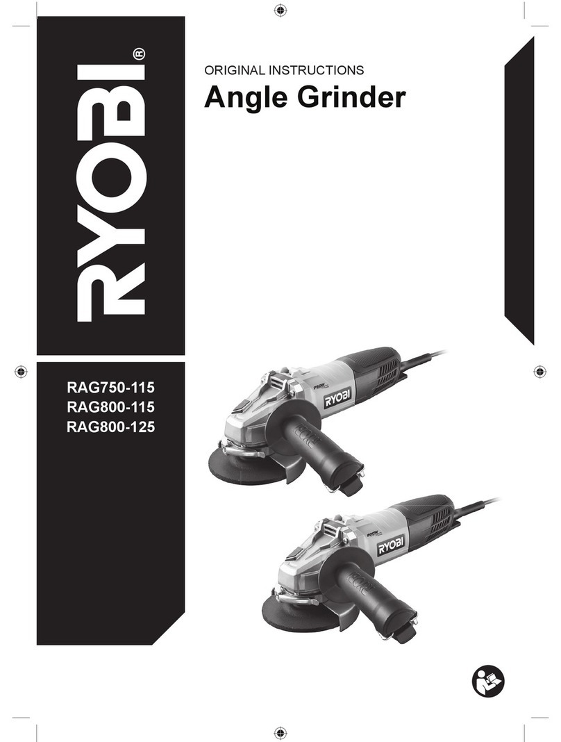 Ryobi RAG800-115 Original instructions