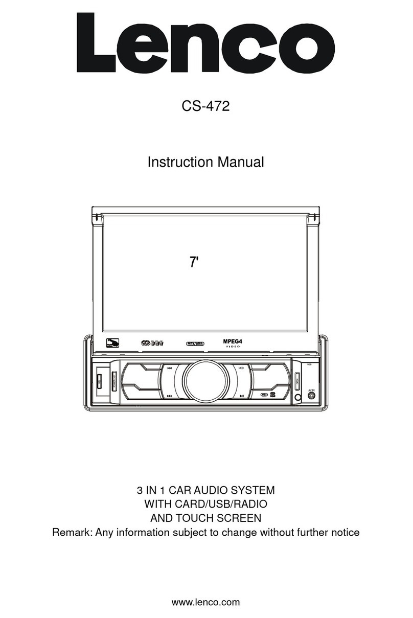 LENCO CS-472 instruction manual