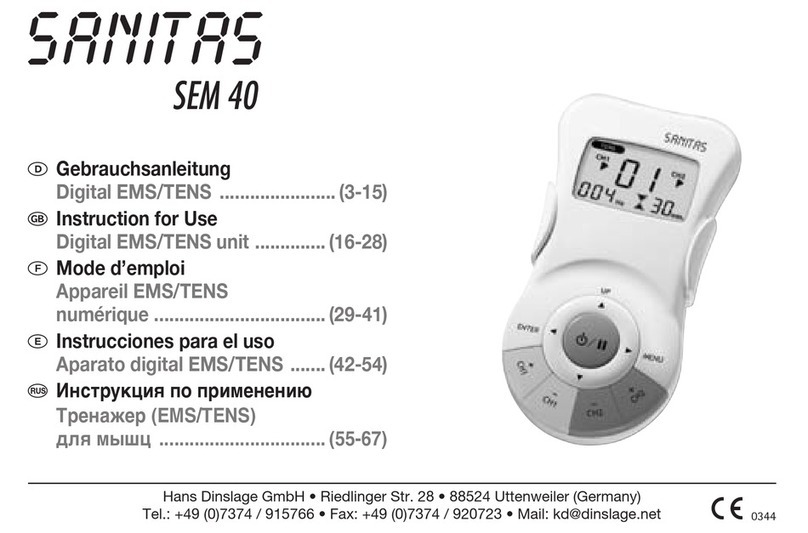 Sanitas SEM 40 manual