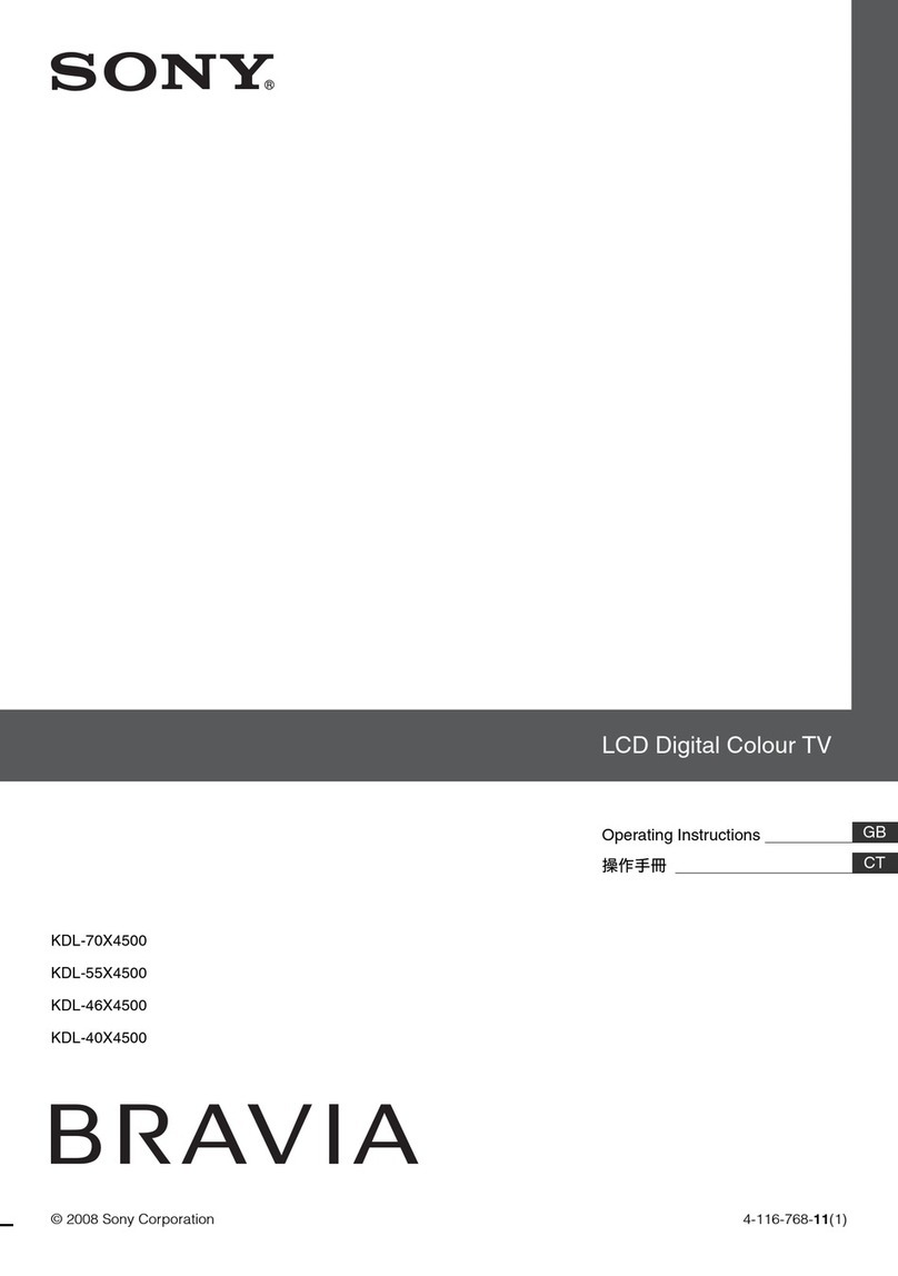 Sony BRAVIA KDL-40X4500 User manual Sony BRAVIA KDL-40X4500 User manual