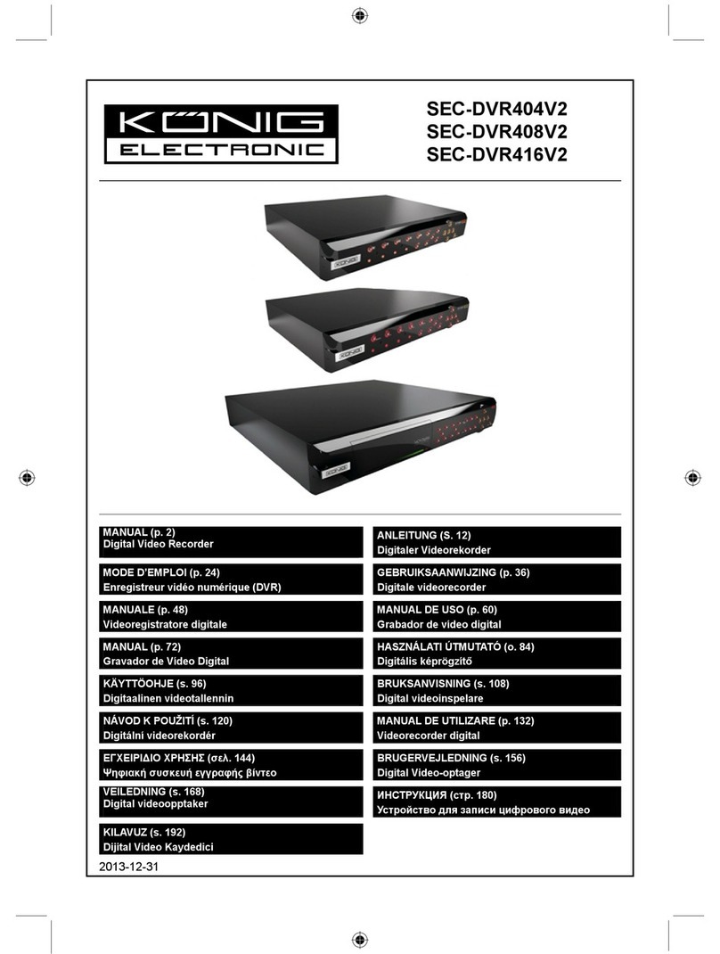 Konig SEC-DVR404V2 User manual