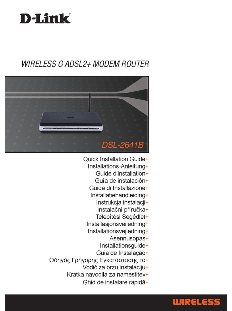 D-Link DSL-2641B - Wireless G Router User manual