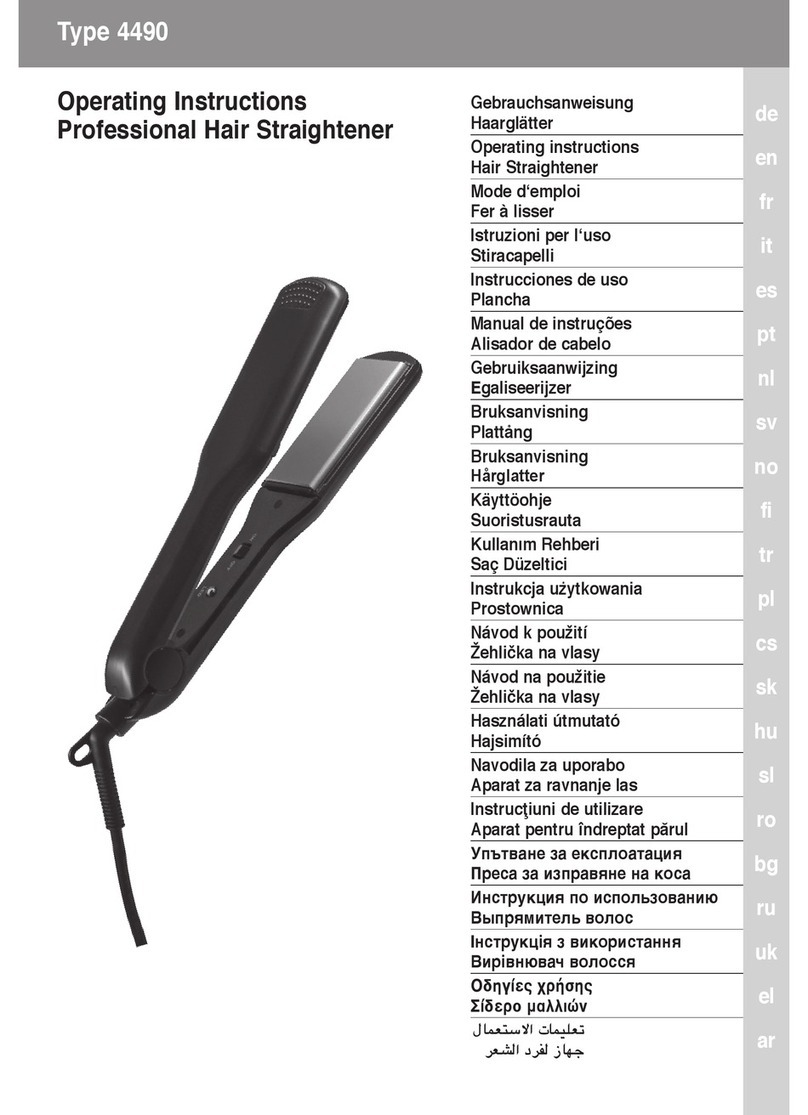 Wahl 4490 User manual