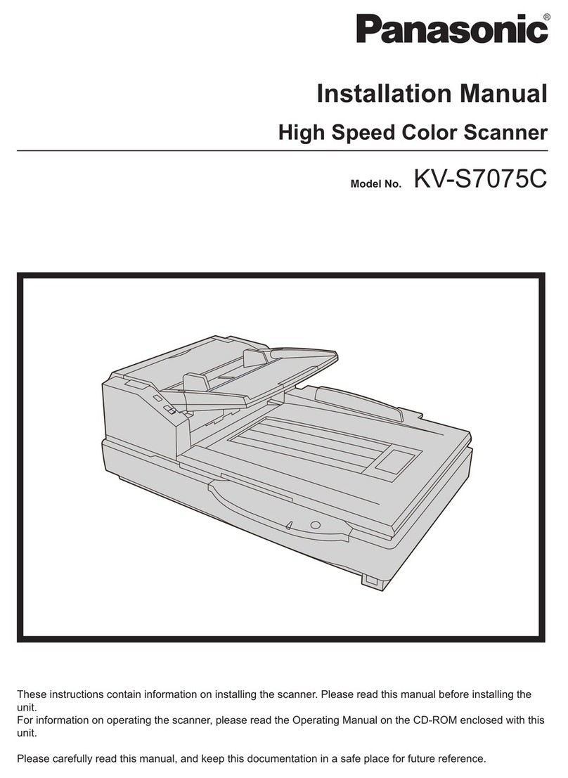 Panasonic KV-S7075C User manual Panasonic KV-S7075C User manual