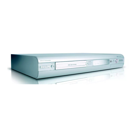 Philips DVDR615 User manual