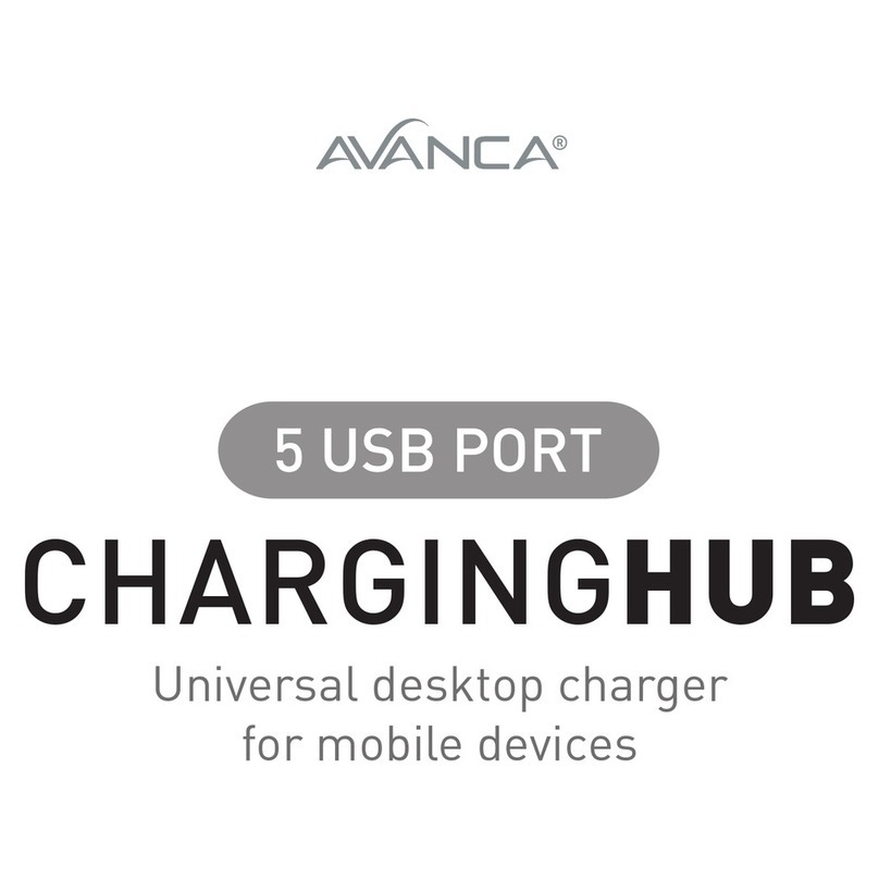 Avanca CHARGING HUB User manual