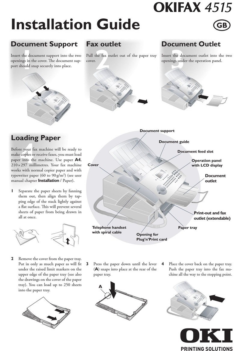Oki KIFAX 4515 User manual