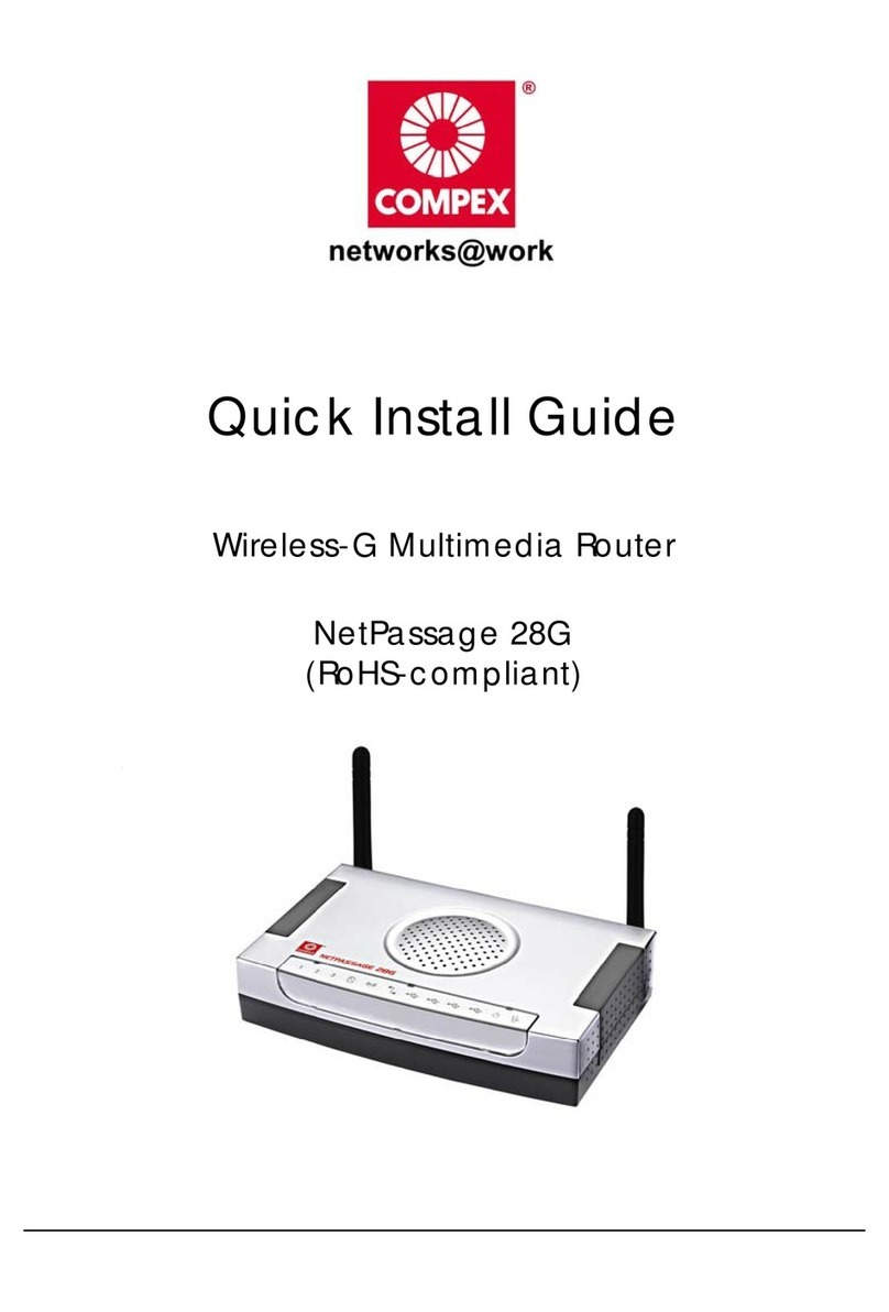 Compex NetPassage 28G Quick install guide