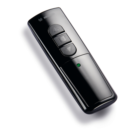 Becker EasyControl EC541A-II User manual