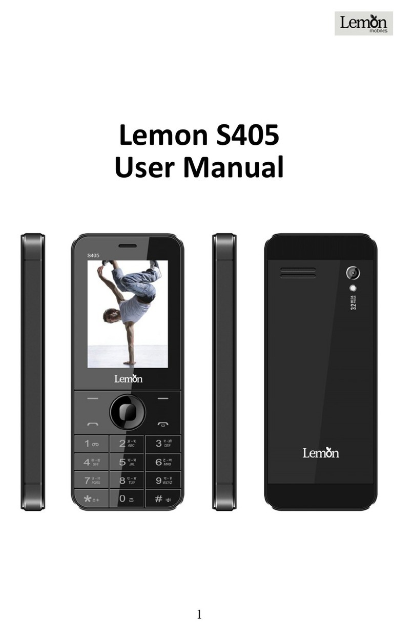 Lemon S405 User manual