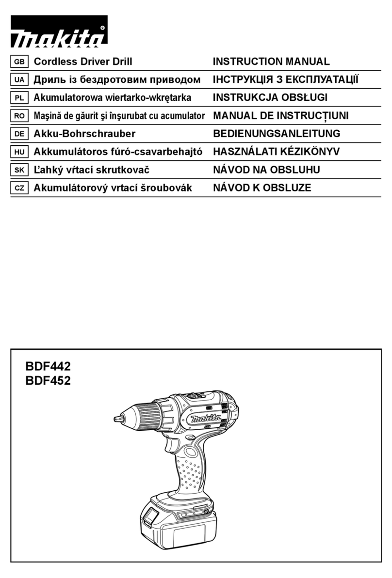 Makita BDF442 User manual