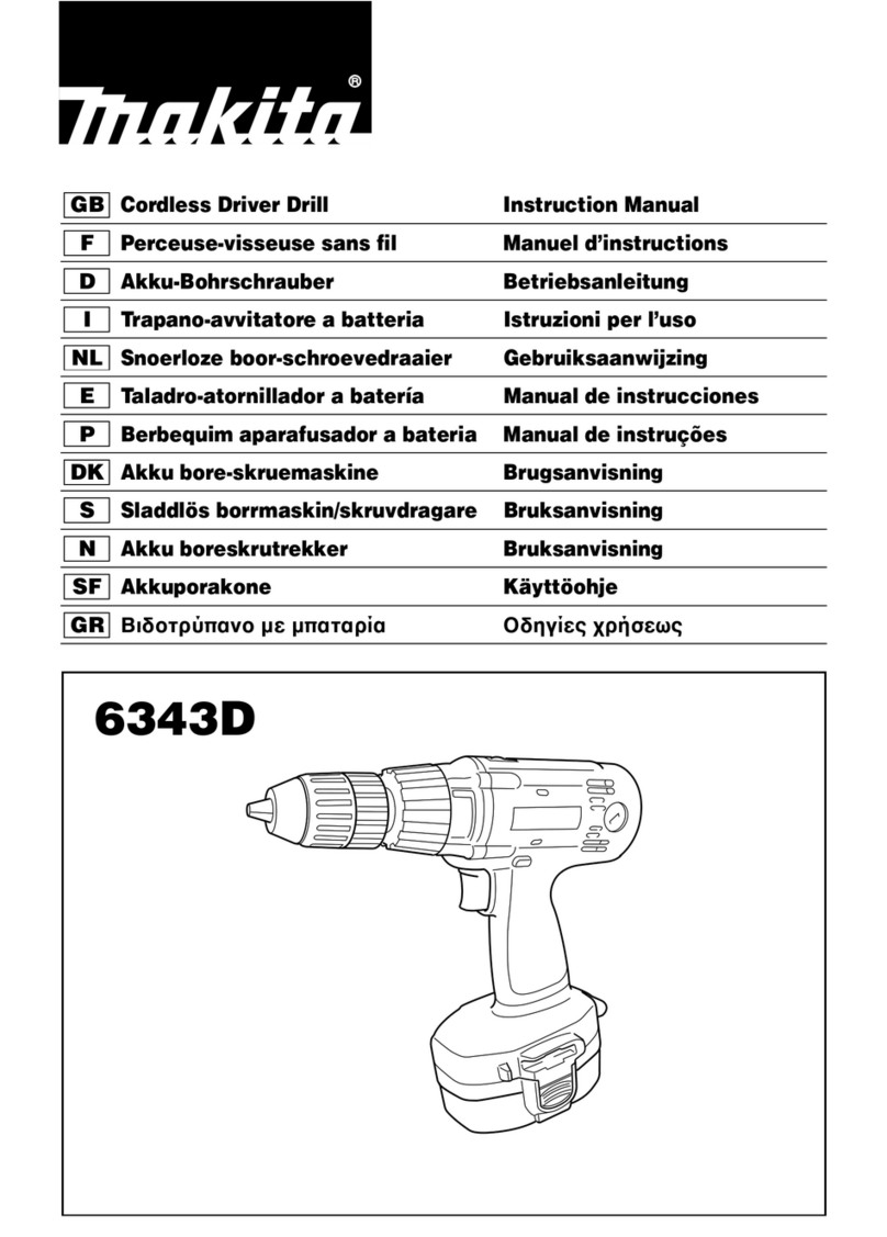 Makita 6343D User manual