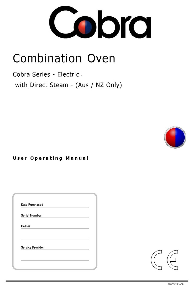 Moffat Cobra Series Operation instructions Moffat Cobra Series Operation instructions