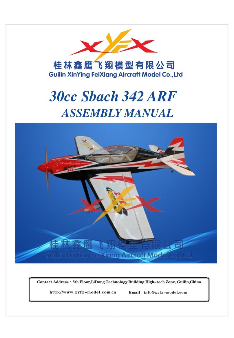 Xyfx 30cc Sbach 34 2 ARF Assembly manual