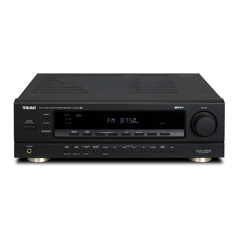 Teac AG-980 owner's manual