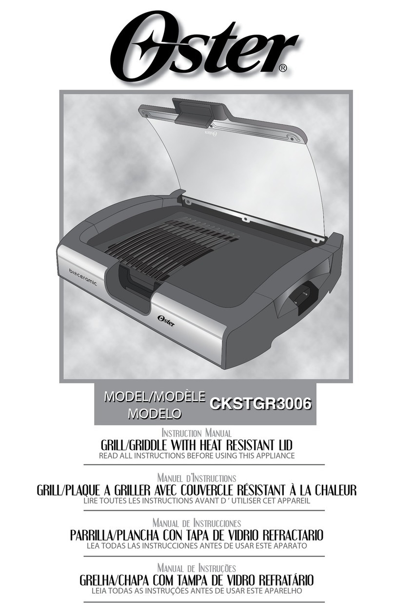 Oster CKSTGR3006 User manual