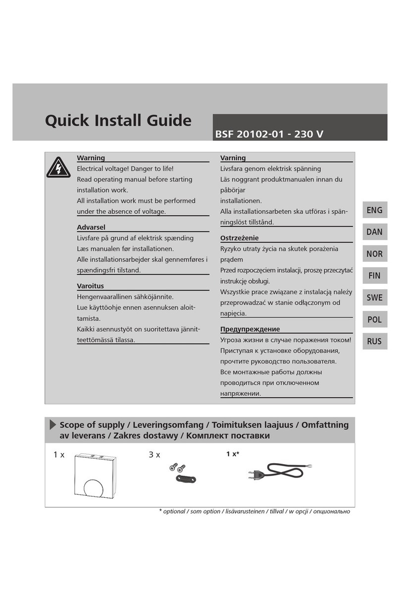 Moehlenhoff BSF 20102-01 User manual