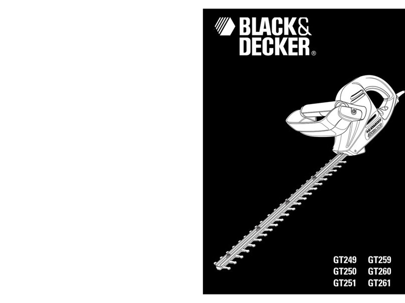 Black & Decker GT249 instruction manual