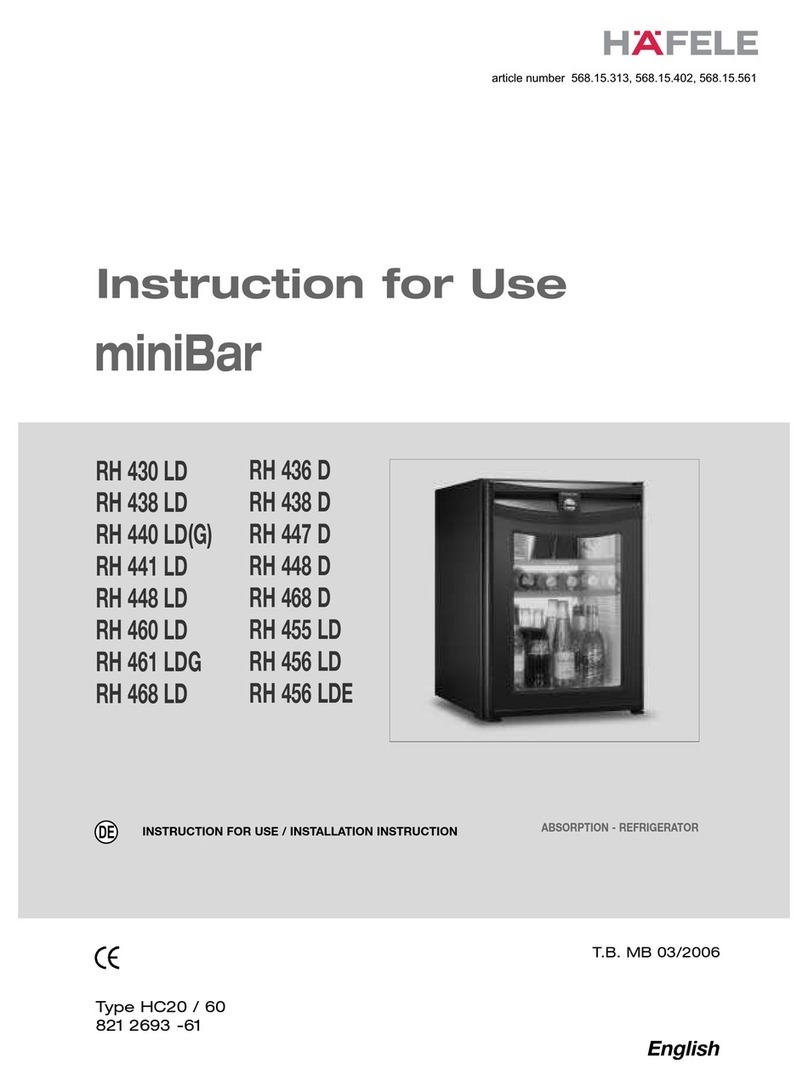 Hafele RH 430 LD User manual