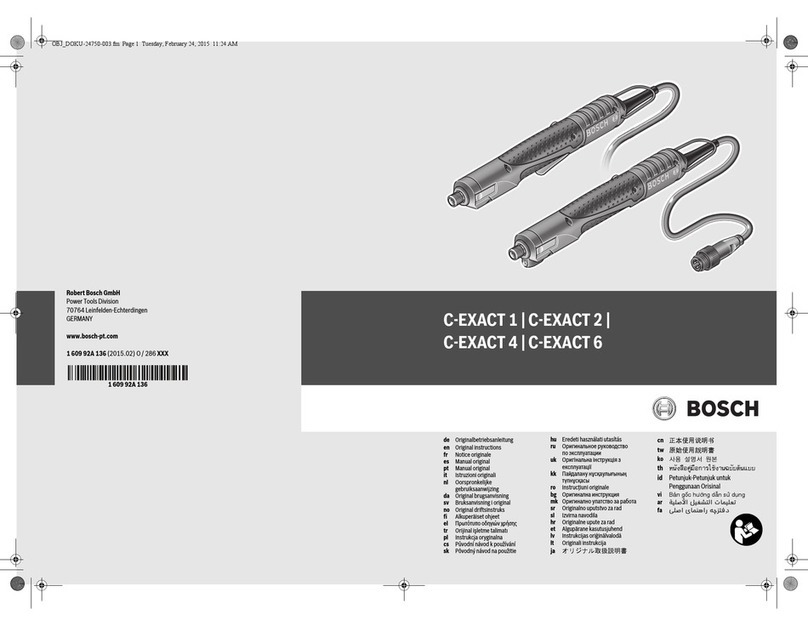 Bosch C-EXACT 1 User manual