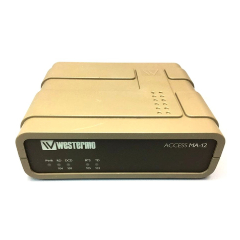 Westermo MA-12 AC installation manual