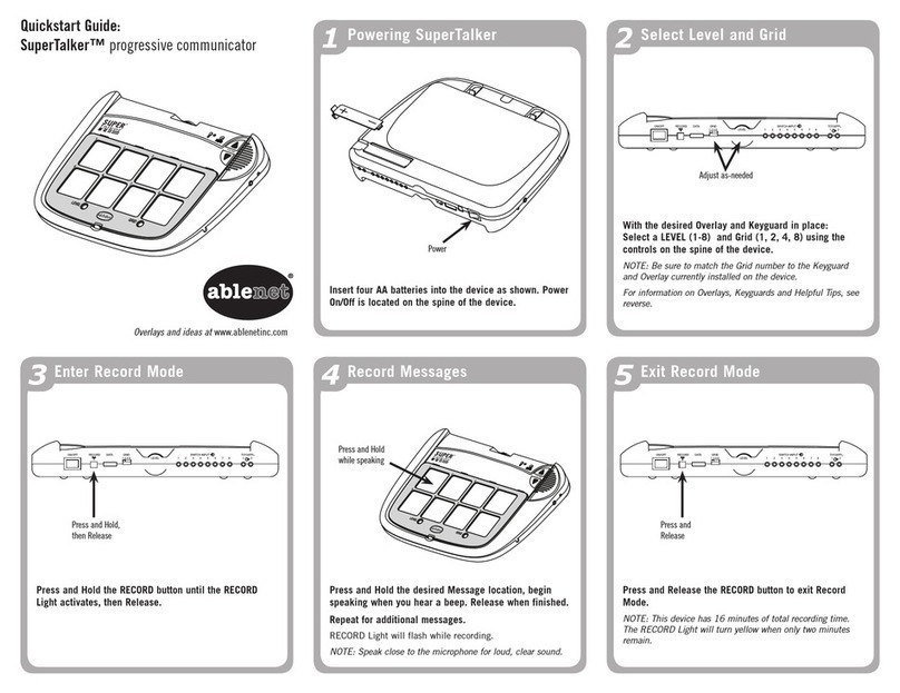 AbleNet SuperTalker User manual
