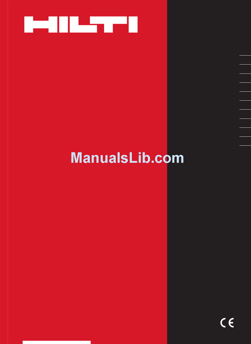 Hilti DX 460 GR operating instructions