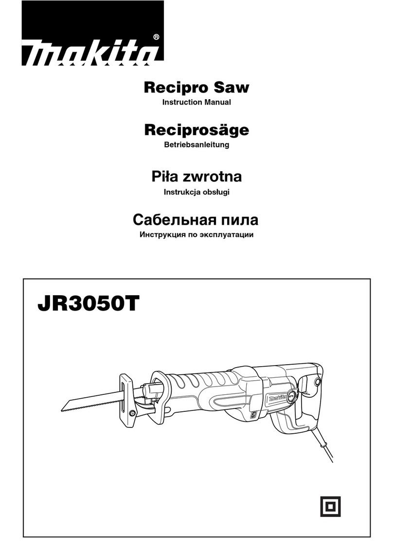 Makita JR3050T instruction manual Makita JR3050T instruction manual