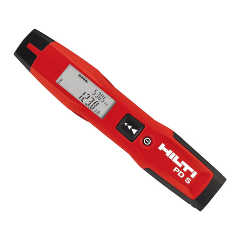 Hilti PD 5 Original operating instructions
