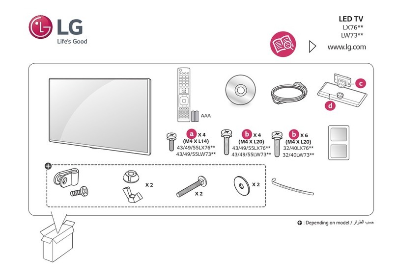 LG 32LX76 Series User manual