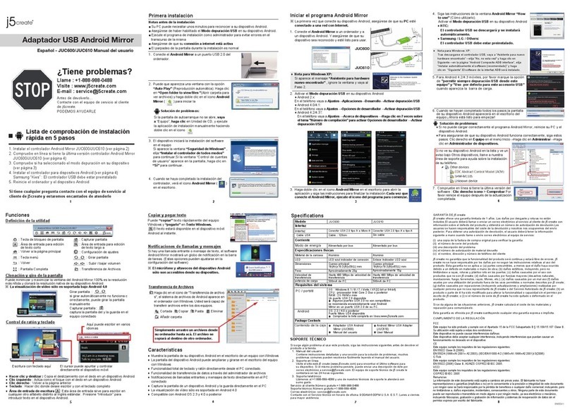 j5 create JUC600 user manual