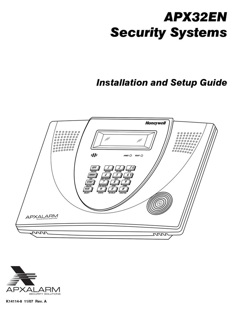Apxalarm APX32EN Installation and setup guide Apxalarm APX32EN Installation and setup guide