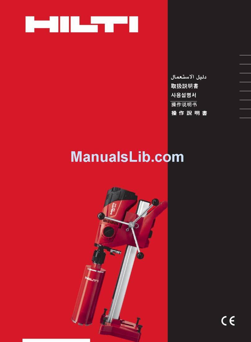 Hilti DD 120 User manual
