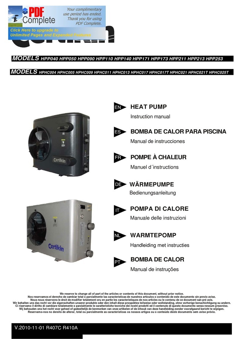 Certikin HPP040 instruction manual Certikin HPP040 instruction manual