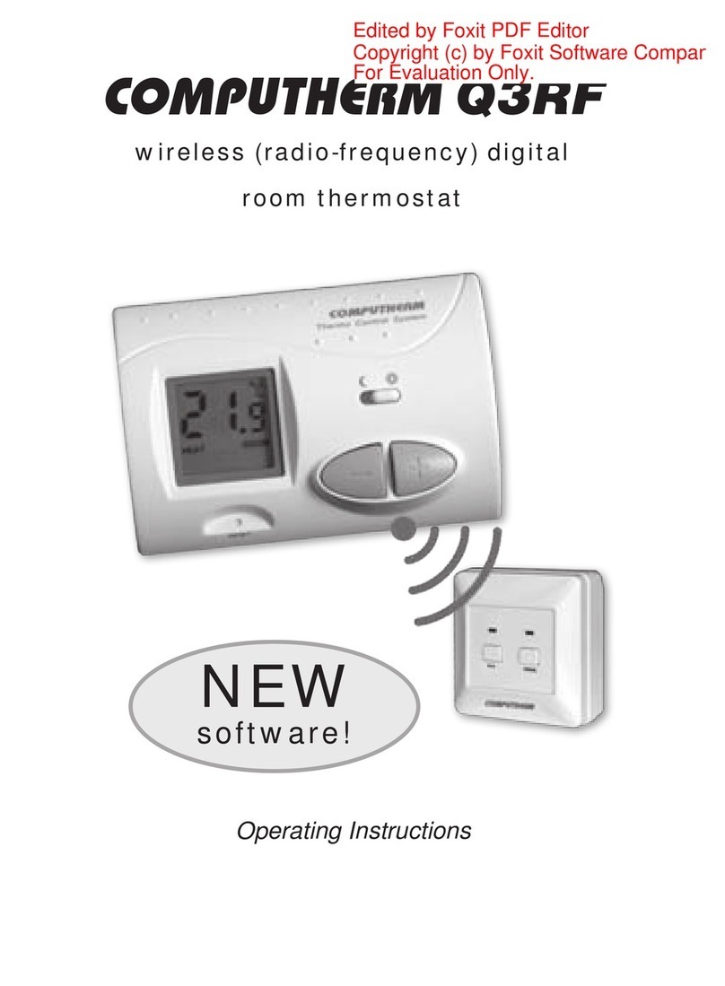 Computherm q3rf User manual Computherm q3rf User manual