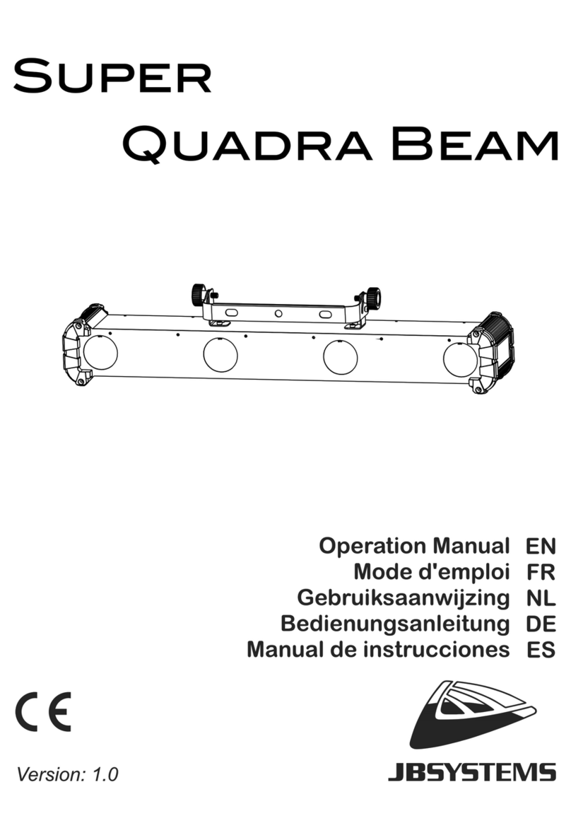 JB Systems LED Quadra Beam Operation manual